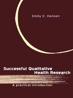 cover image of Successful Qualitative Health Research